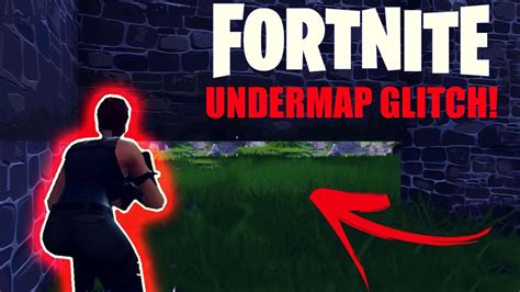 fortnite under the map glitch